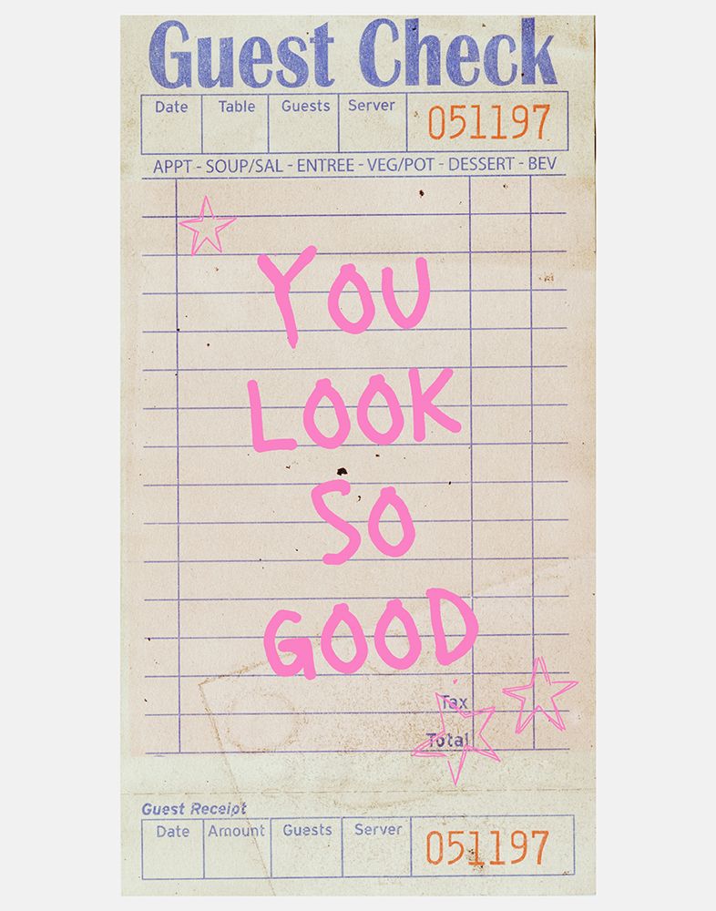 You Look so Good   Pink art print by Jolly and Dash for $57.95 CAD