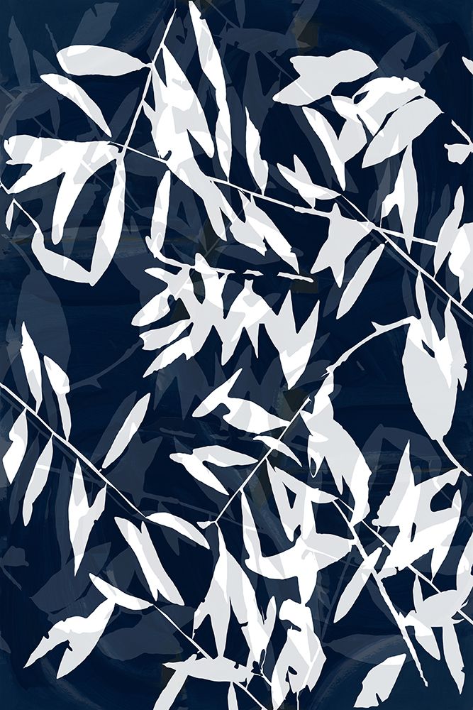 Navy White Bamboo 1 art print by cartissi for $57.95 CAD