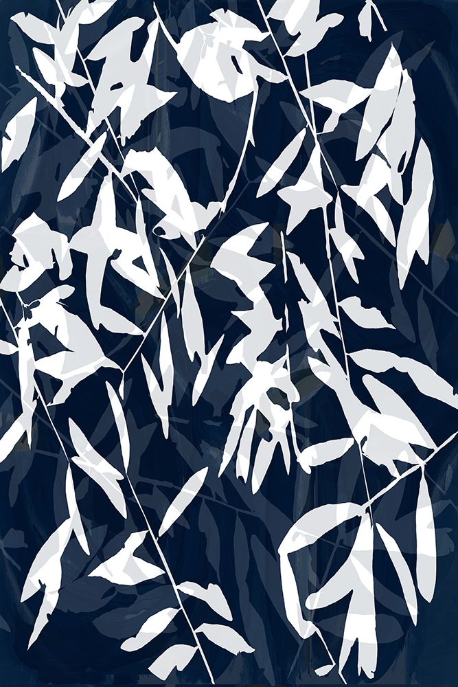 Navy White Bamboo 2 art print by cartissi for $57.95 CAD