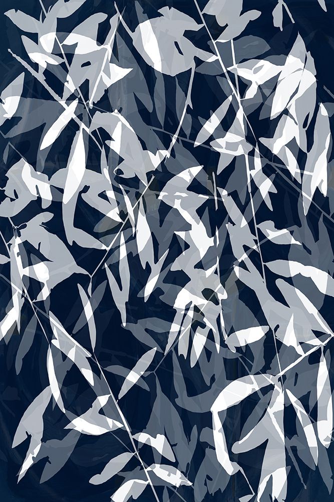 Navy White Bamboo 3 art print by cartissi for $57.95 CAD