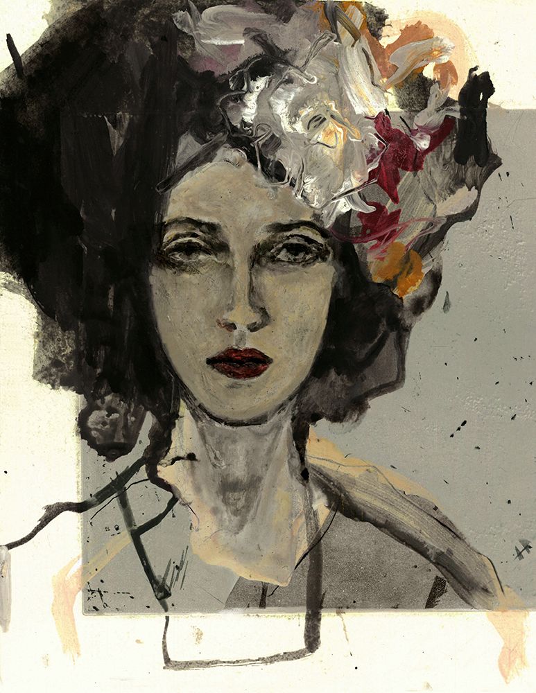 Hommage An Frida Kahlo XVIII art print by Ute Rathmann for $57.95 CAD
