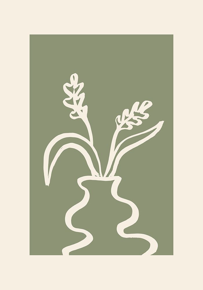 A Vase Passepartout art print by Johanna Klum Nyberg for $57.95 CAD