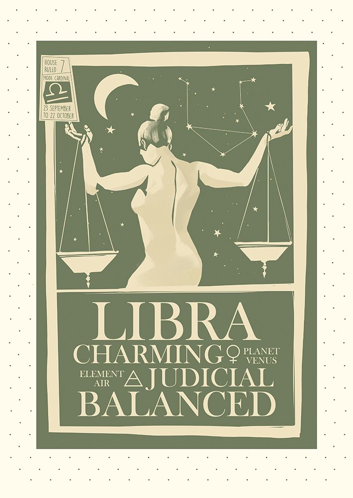 Libra Poster art print by Dionisis Gemos for $57.95 CAD