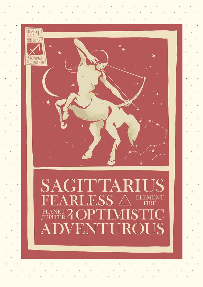 Sagitarius Print art print by Dionisis Gemos for $57.95 CAD