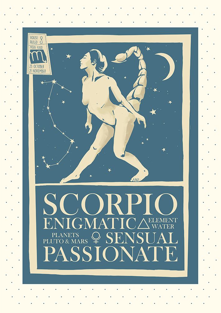 Scorpio Print art print by Dionisis Gemos for $57.95 CAD
