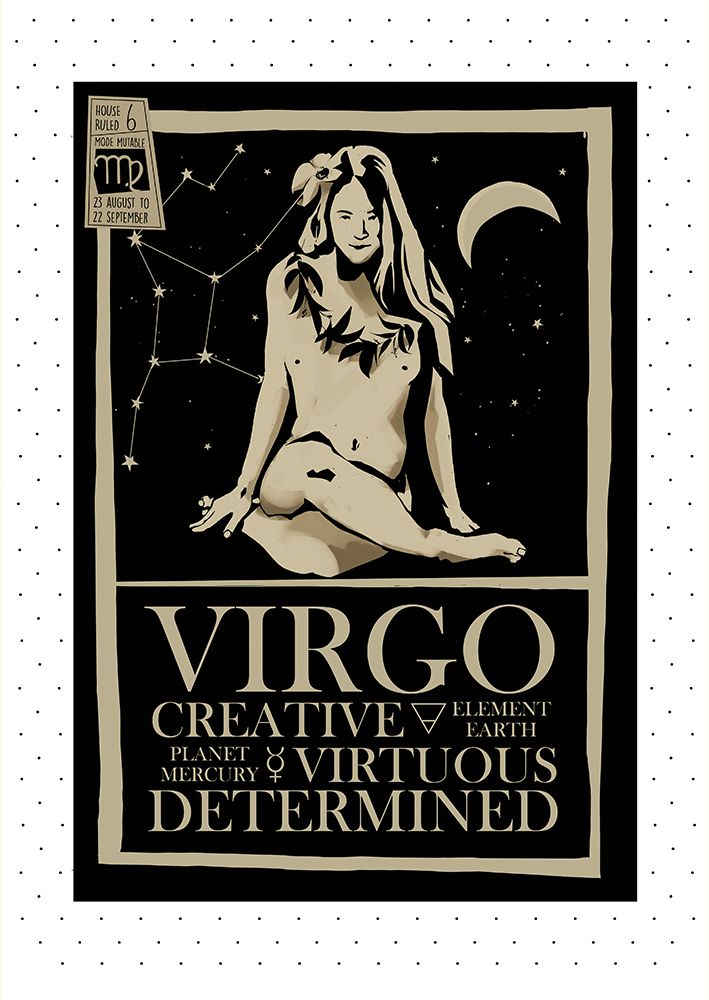 Virgo poster art print by Dionisis Gemos for $57.95 CAD