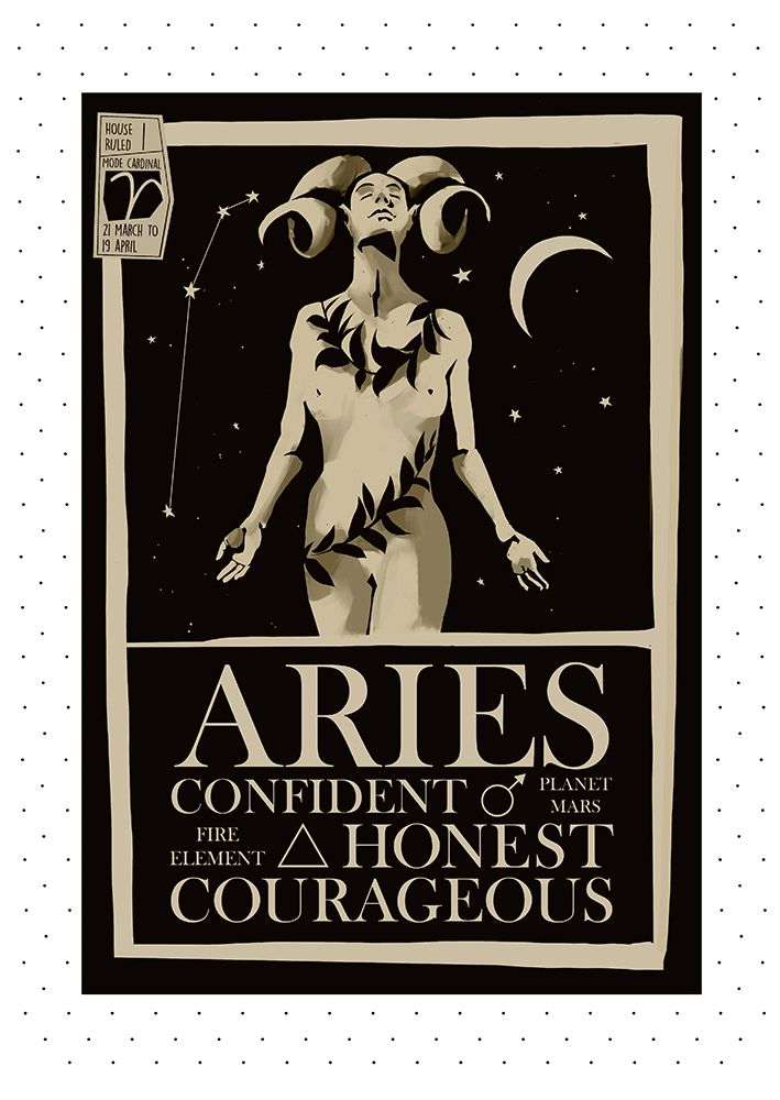 Aries Poster art print by Dionisis Gemos for $57.95 CAD