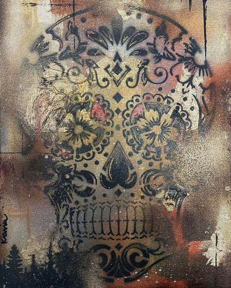 DAsa de Muertos I art print by Karin Hjortsjo for $57.95 CAD