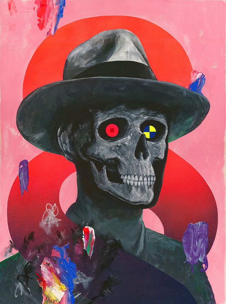 The Road To Hell By Famous When Dead   V3 High Res No Blue 300dpi art print by Famous When Dead for $57.95 CAD