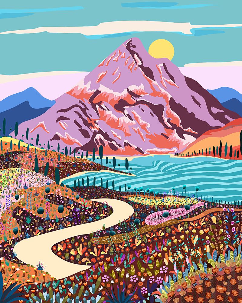 Alice In Wonder Valley art print by Uma Gokhale for $57.95 CAD