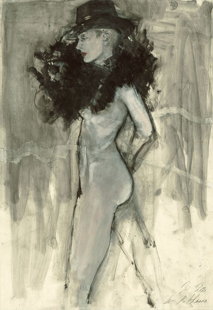Hommage An Jeanne Mammen IX art print by Ute Rathmann for $57.95 CAD