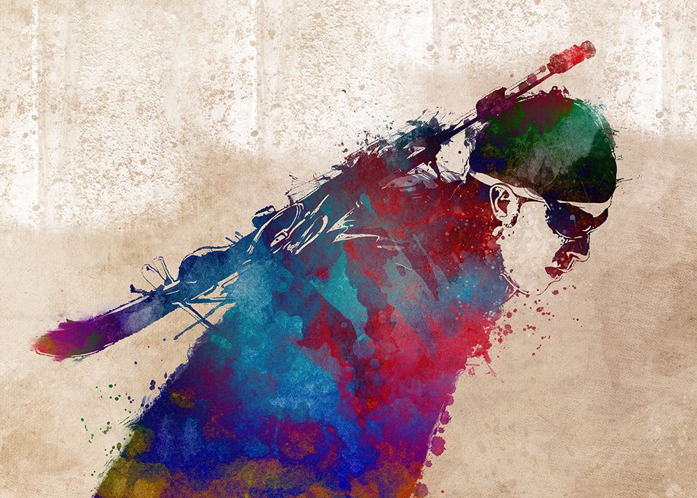 Sport Biathlon Art (1) art print by Justyna Jaszke for $57.95 CAD