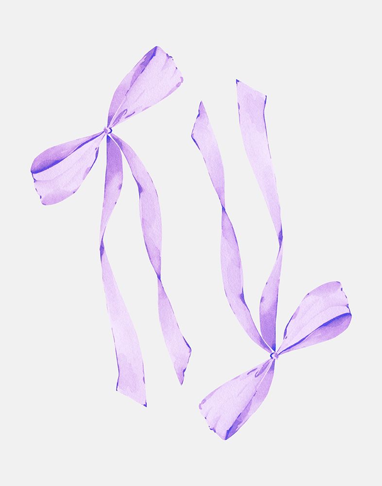 Purple Bows art print by Jolly and Dash for $57.95 CAD