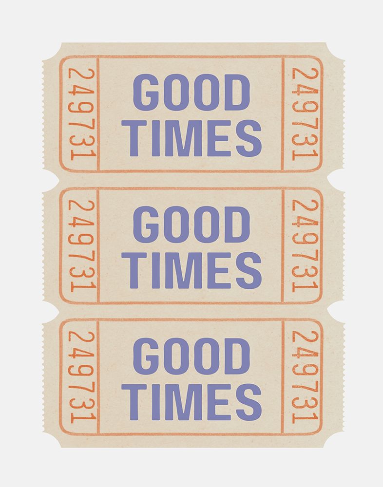 Coastal Blue Good Times art print by Jolly and Dash for $57.95 CAD