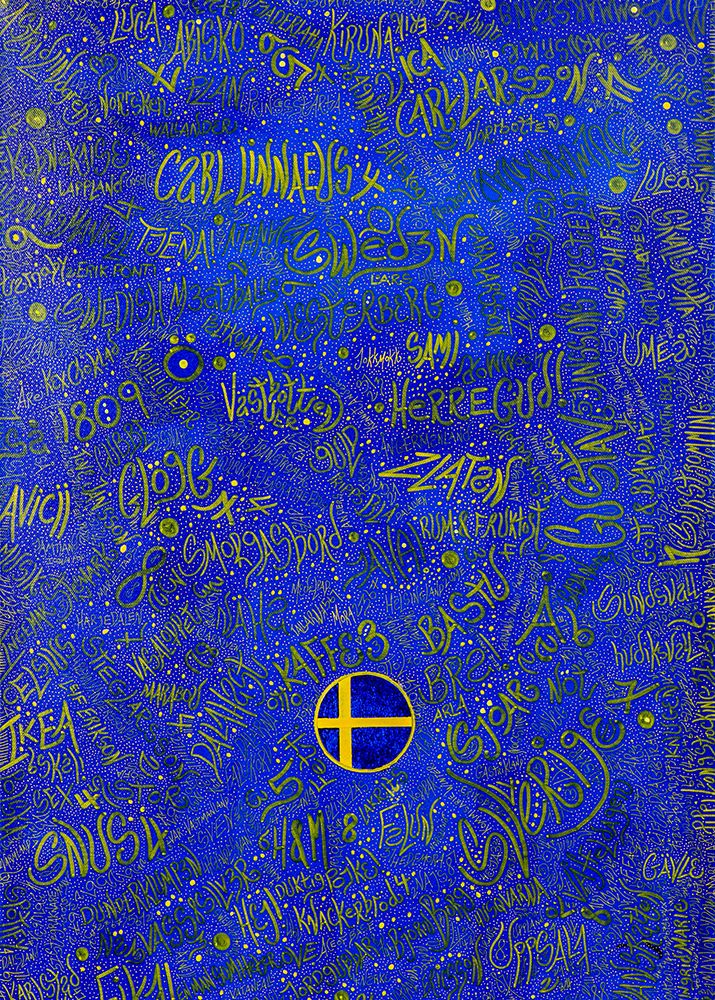 a Very Swedish Painting art print by Lorenzo A. Roe for $57.95 CAD