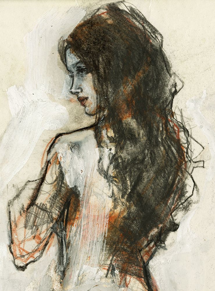 Hommage An Klimt XXXVII art print by Ute Rathmann for $57.95 CAD