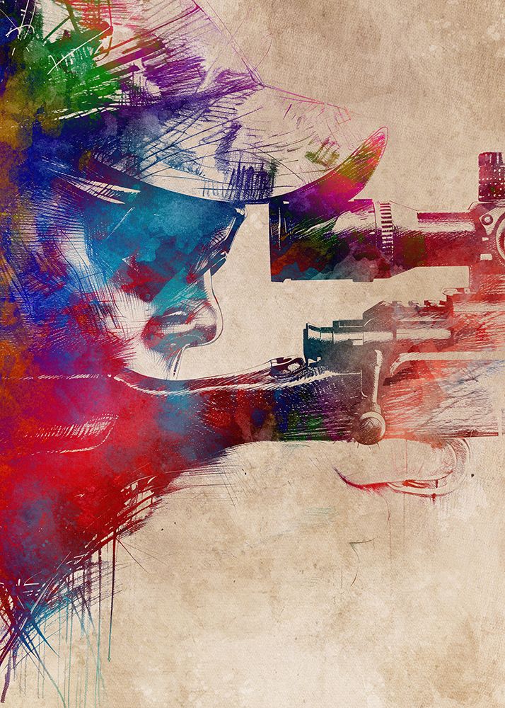Sport Shooting Art (1) art print by Justyna Jaszke for $57.95 CAD