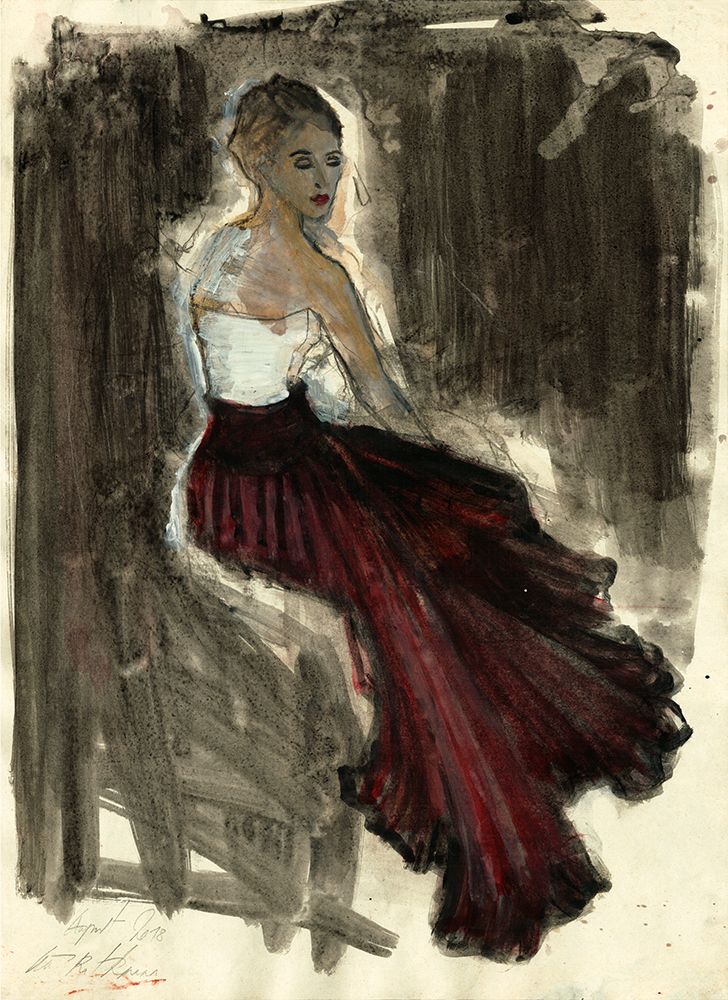 Hommage An Manet I art print by Ute Rathmann for $57.95 CAD