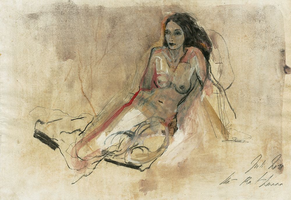 Hommage An Munch I art print by Ute Rathmann for $57.95 CAD