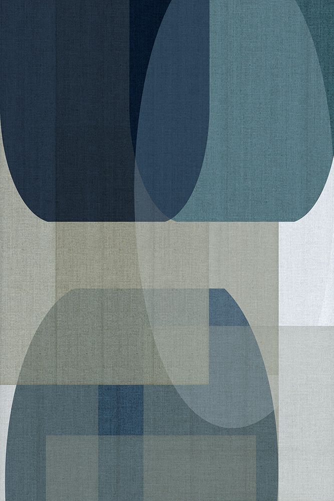 Woven Blue Layers 2 art print by cartissi for $57.95 CAD