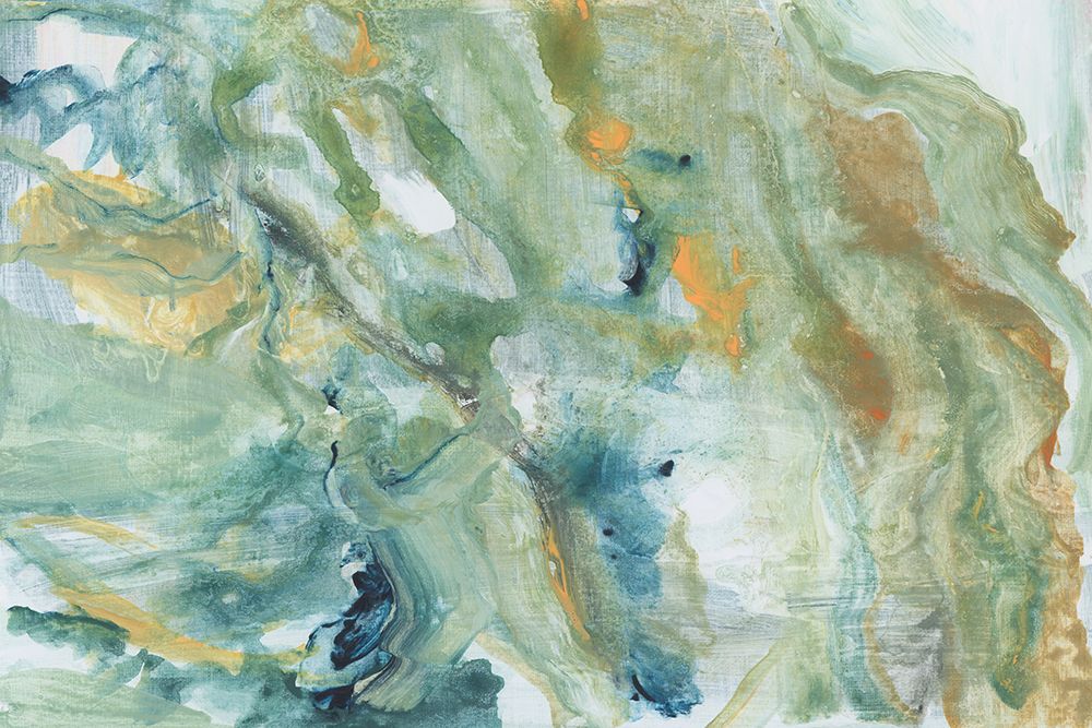 Blue Abstract Forms art print by cartissi for $57.95 CAD