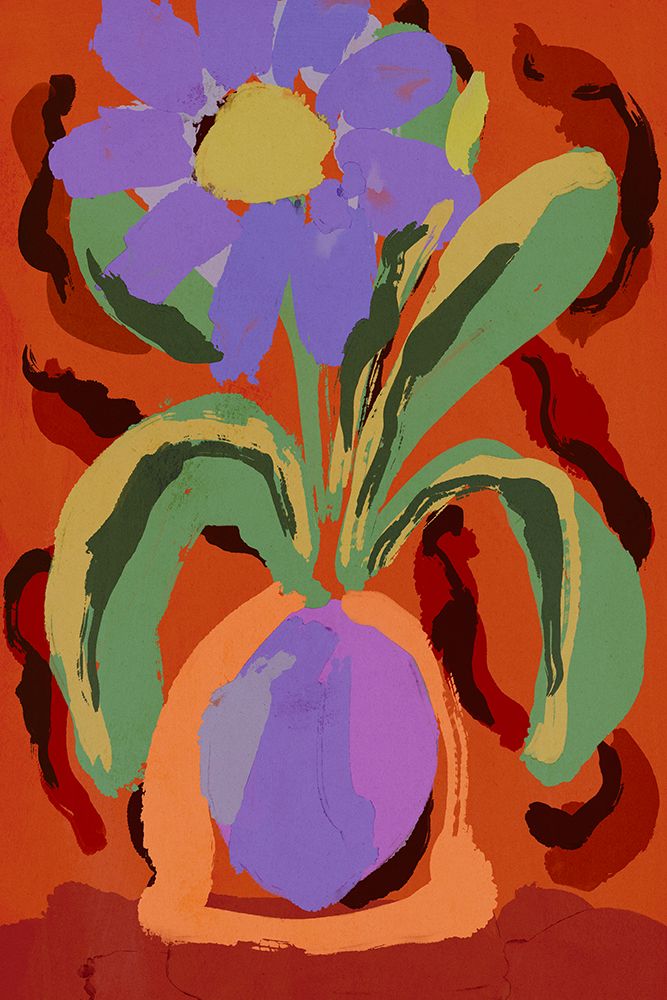 Violet Flower art print by Treechild for $57.95 CAD