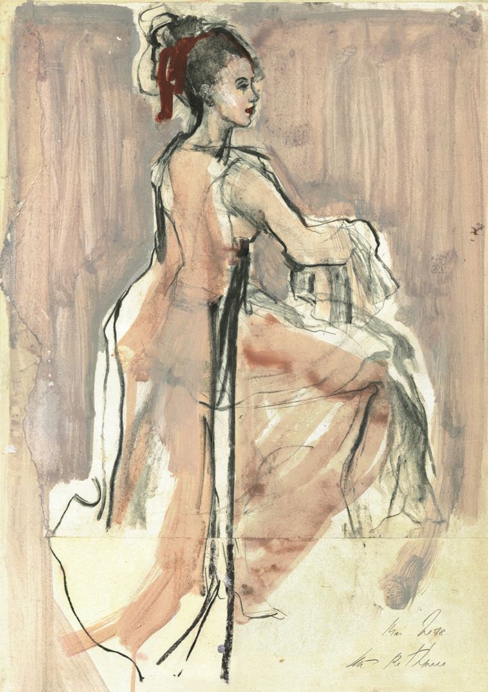 Hommage An Renoir IX art print by Ute Rathmann for $57.95 CAD