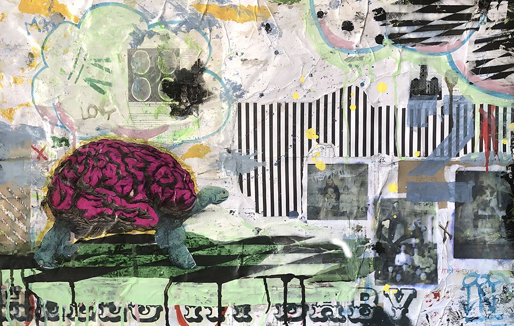 Brainturtle art print by Cicero Spin for $57.95 CAD