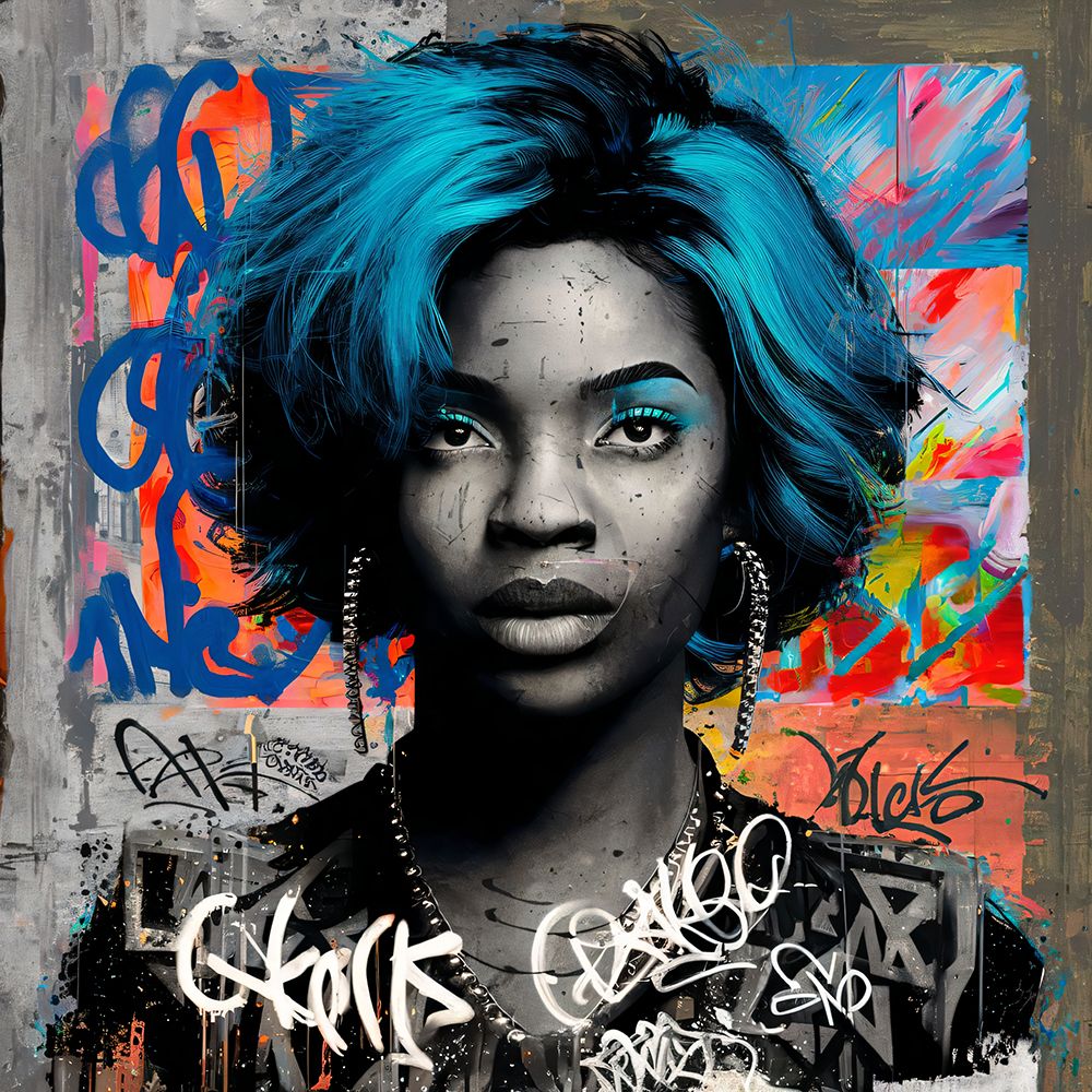 Blue art print by Cicero Spin for $57.95 CAD