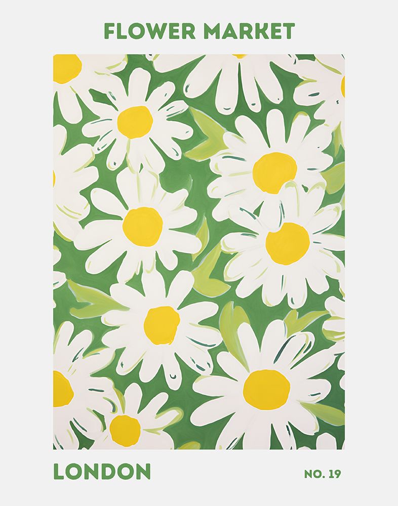 Flower Market London art print by Jolly and Dash for $57.95 CAD