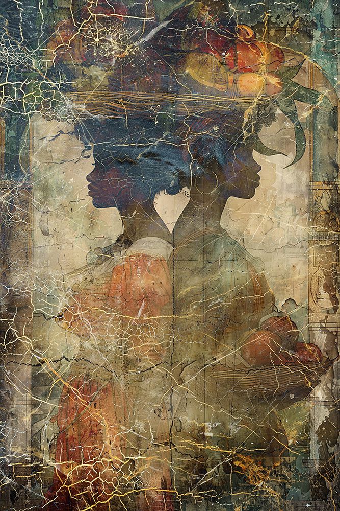 African Art Illustration Wallart 118 art print by Rafal Kulik for $57.95 CAD
