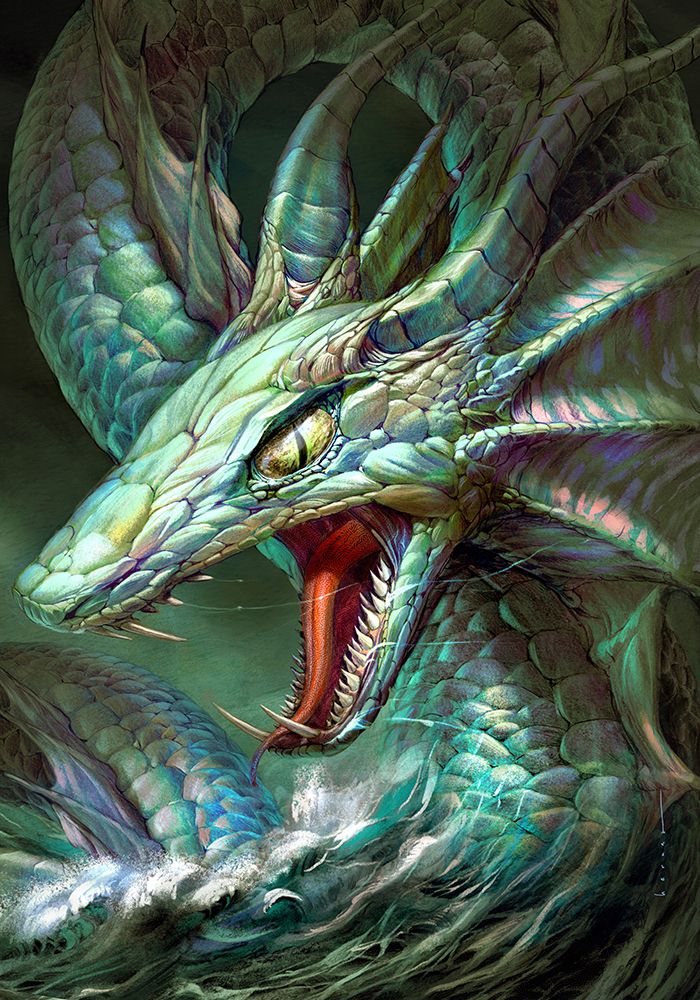 Myth Beings Cuelebre art print by Juan Hernaz for $57.95 CAD