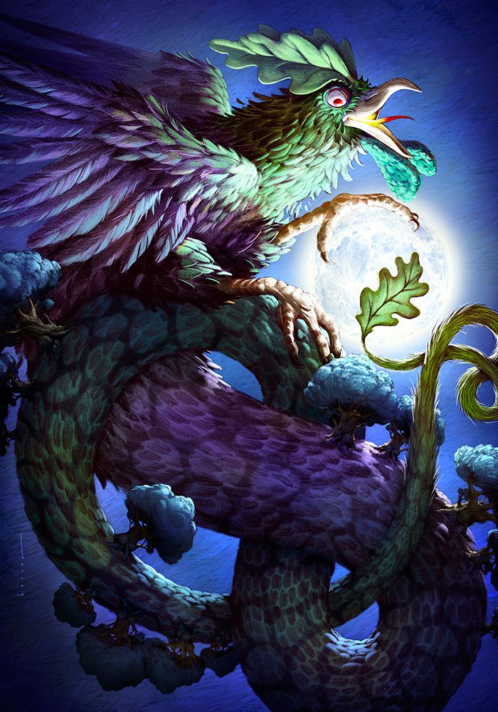 Myth Beings Night 2 art print by Juan Hernaz for $57.95 CAD