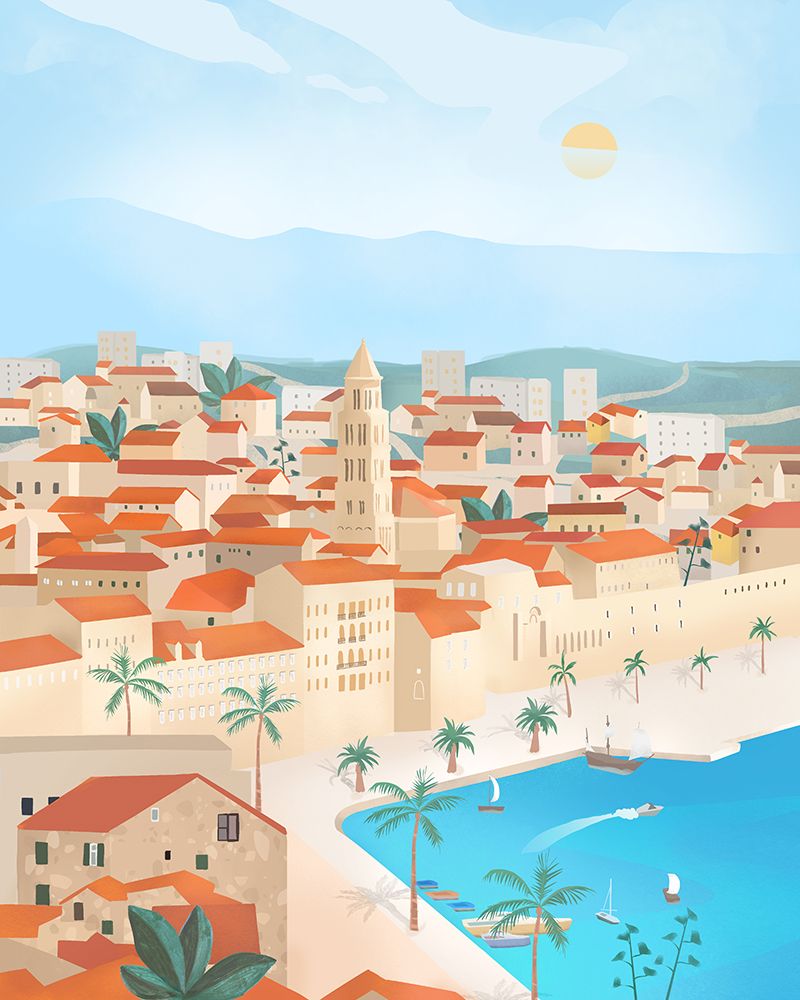 Split Croatia art print by Petra Lizde for $57.95 CAD
