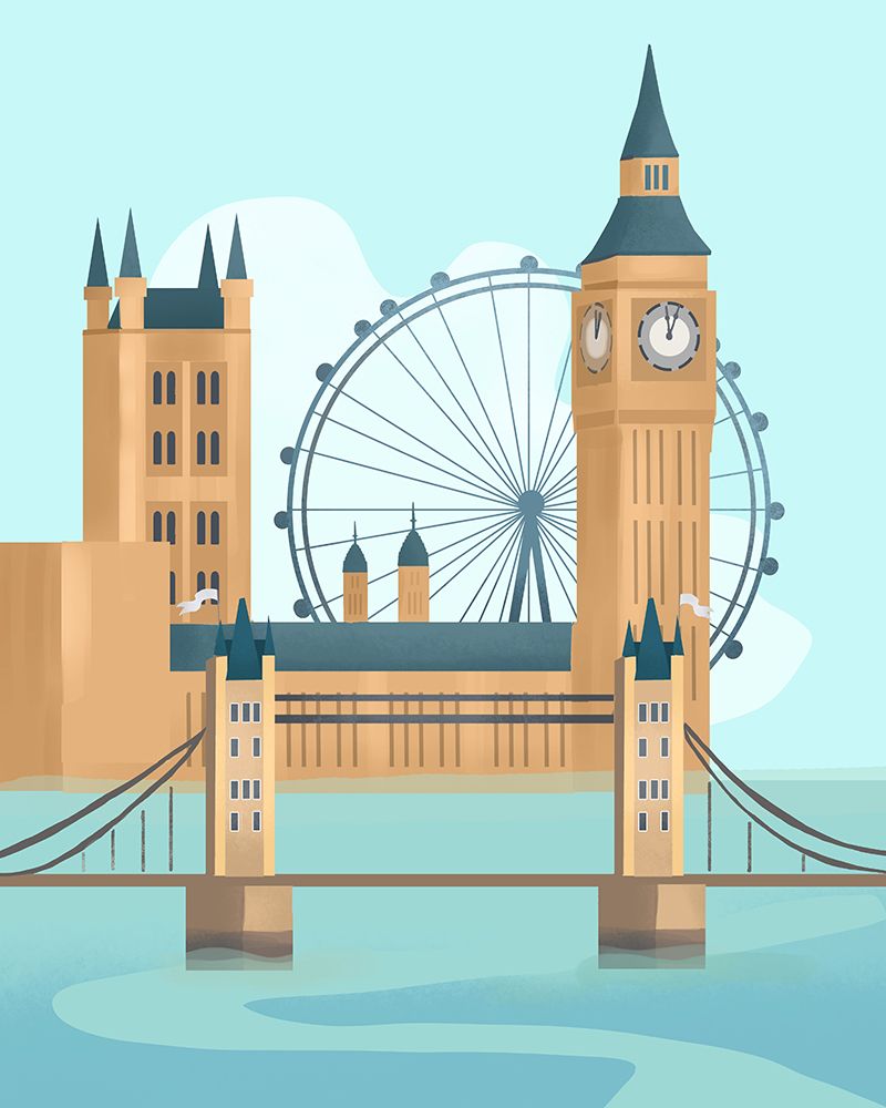 London (2) art print by Petra Lizde for $57.95 CAD