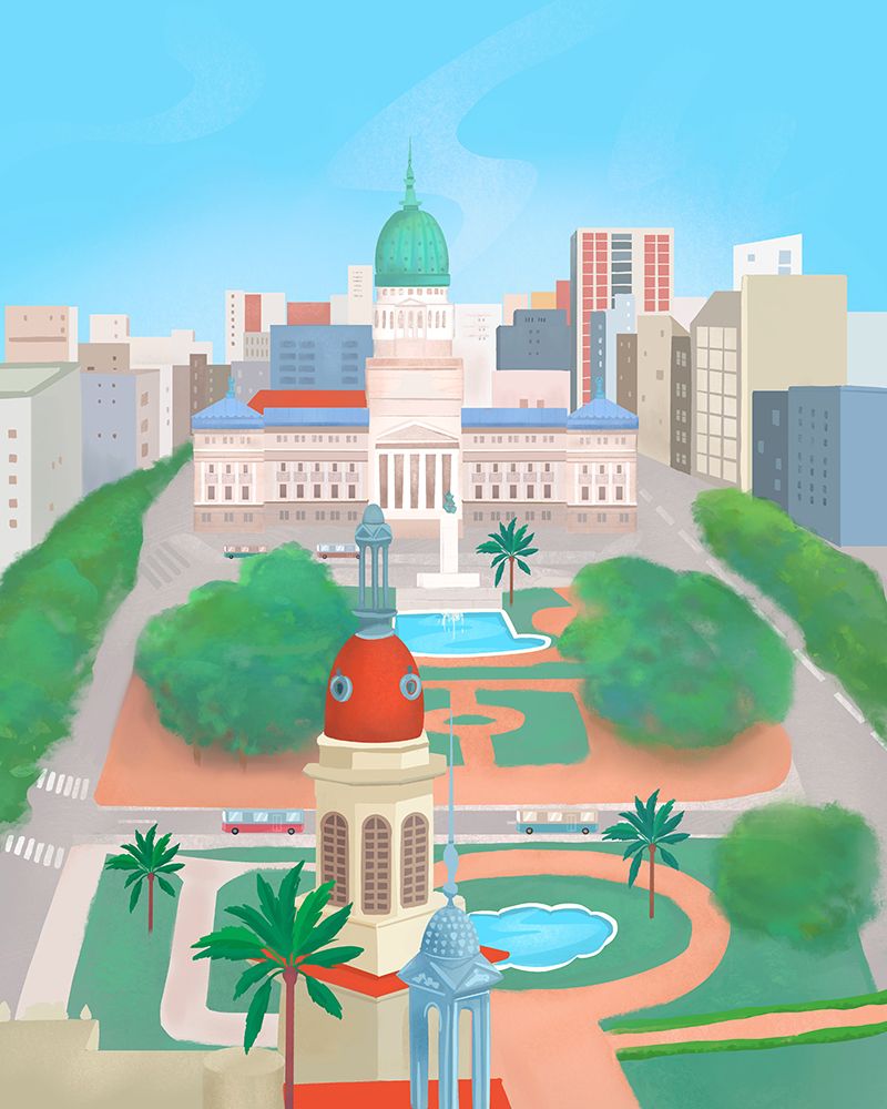 Buenos Aires art print by Petra Lizde for $57.95 CAD