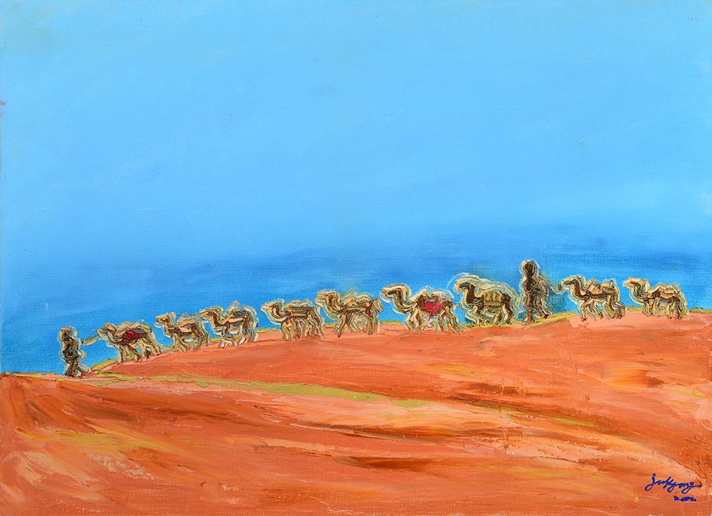 Camels art print by Jukyong Park for $57.95 CAD