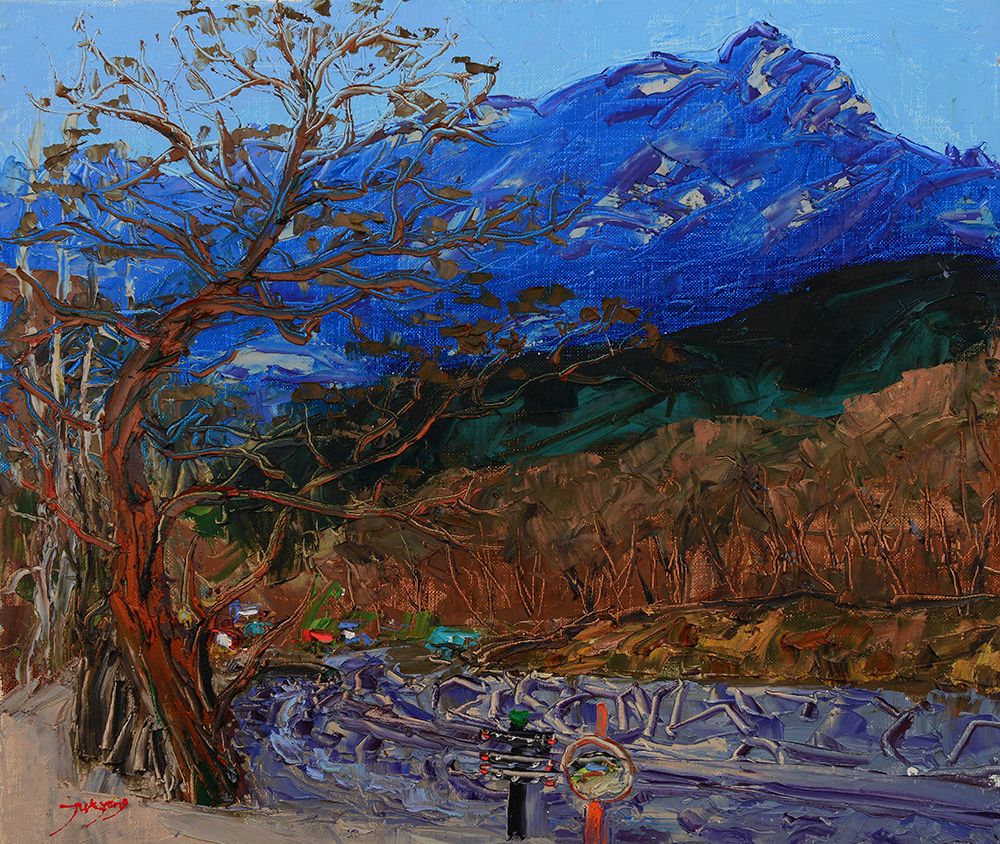 Mountain art print by Jukyong Park for $57.95 CAD