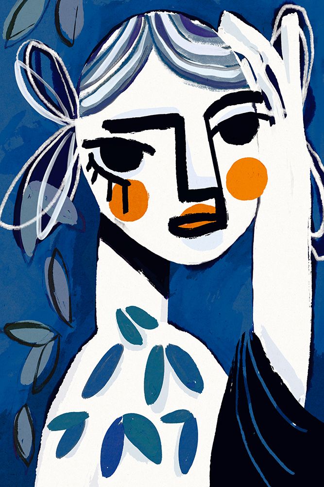 Mademoiselle Zassette art print by Treechild for $57.95 CAD