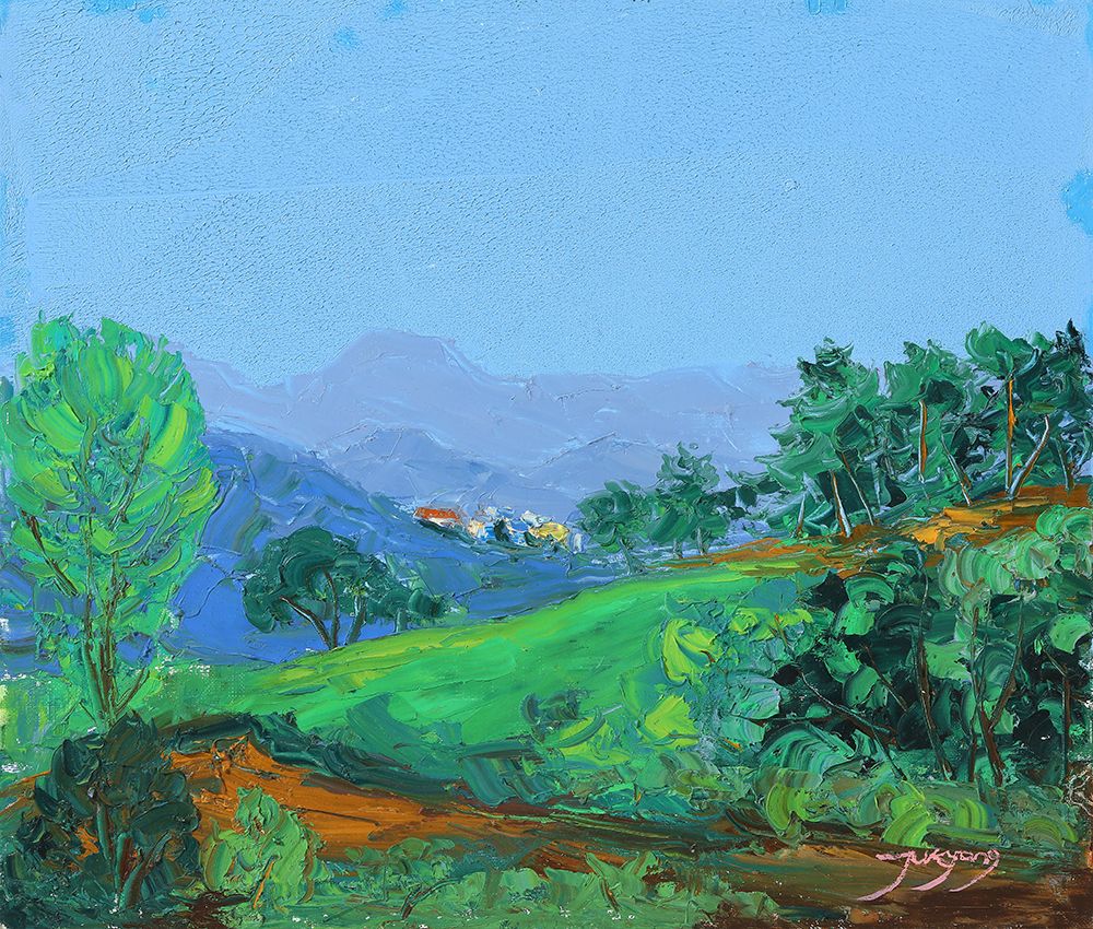 Green Hillside art print by Jukyong Park for $57.95 CAD