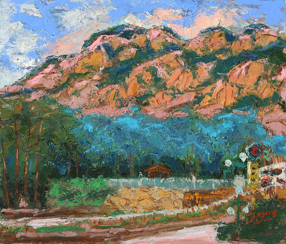 Mountain art print by Jukyong Park for $57.95 CAD