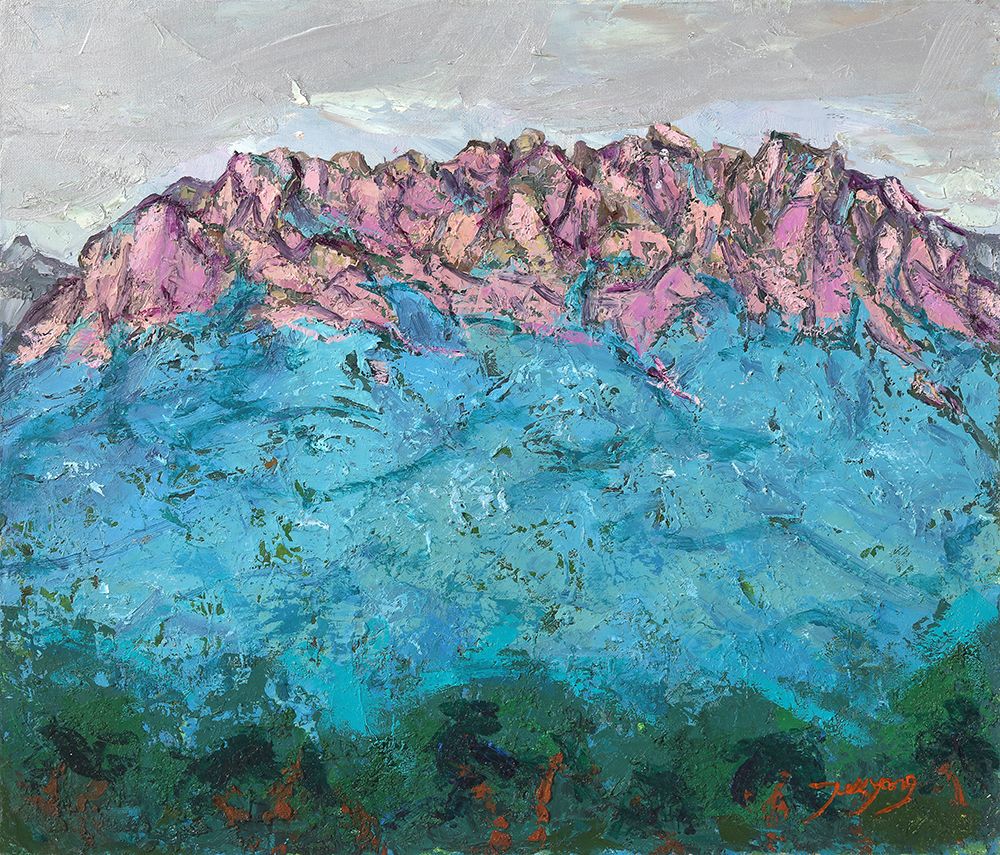 Mountain art print by Jukyong Park for $57.95 CAD