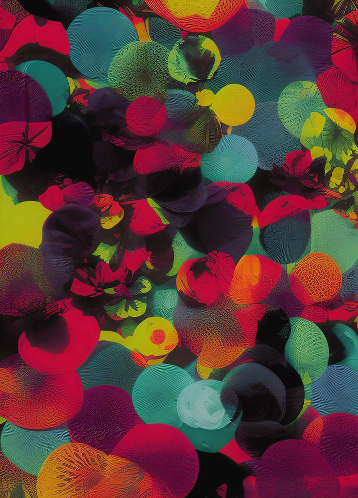Abstract Pattern - sixties retro feel art print by Cicero Spin for $57.95 CAD