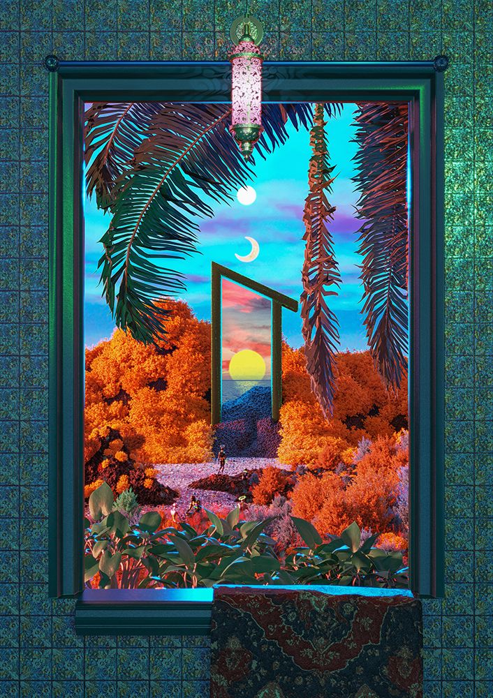 Fantasy Portal Scene art print by CosmoZach for $57.95 CAD