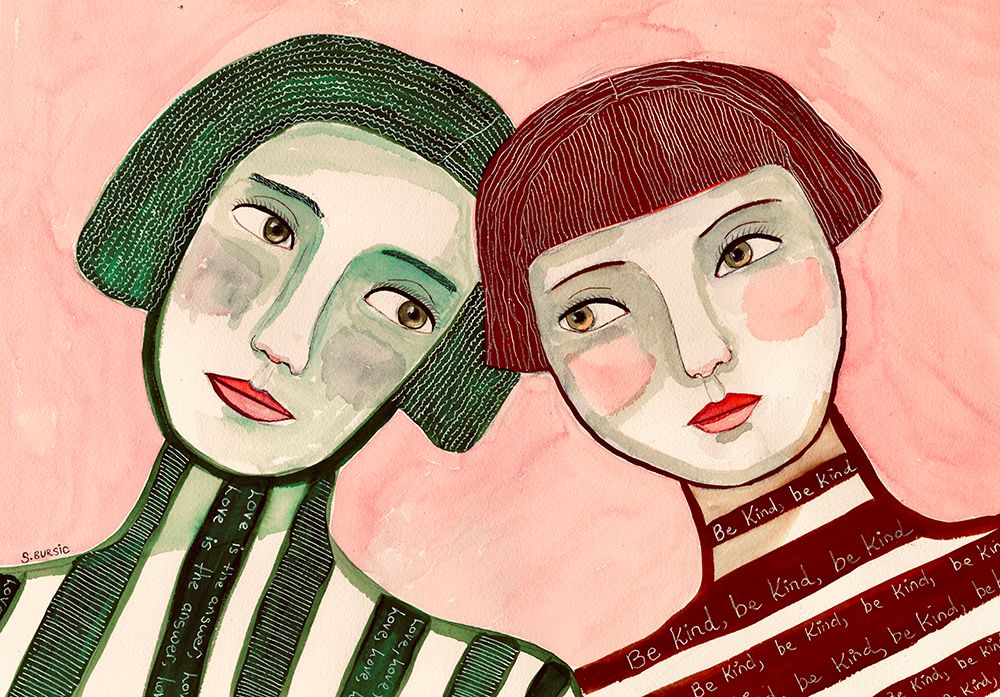 Best friends art print by Sharyn Bursic for $57.95 CAD