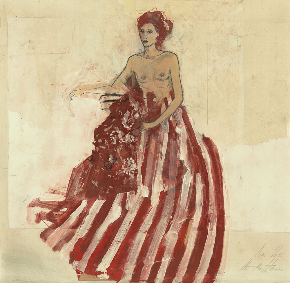 Hommage An Egon Schiele XXXIV art print by Ute Rathmann for $57.95 CAD