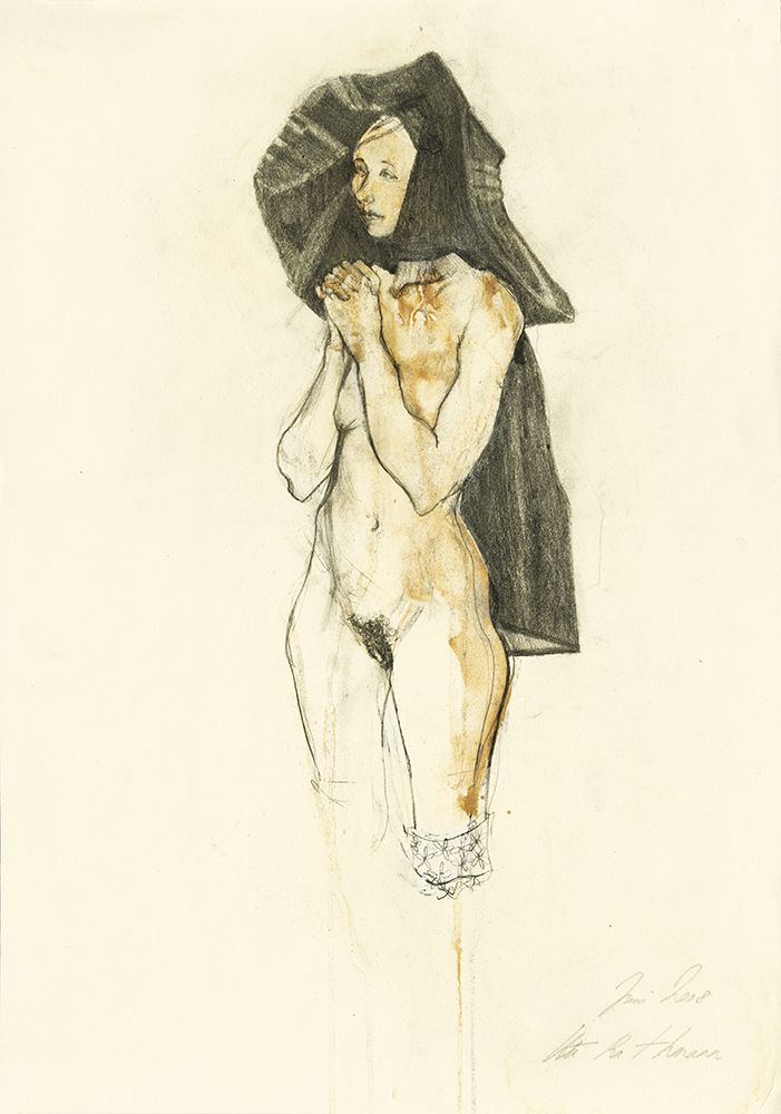 Hommage An Egon Schiele X art print by Ute Rathmann for $57.95 CAD
