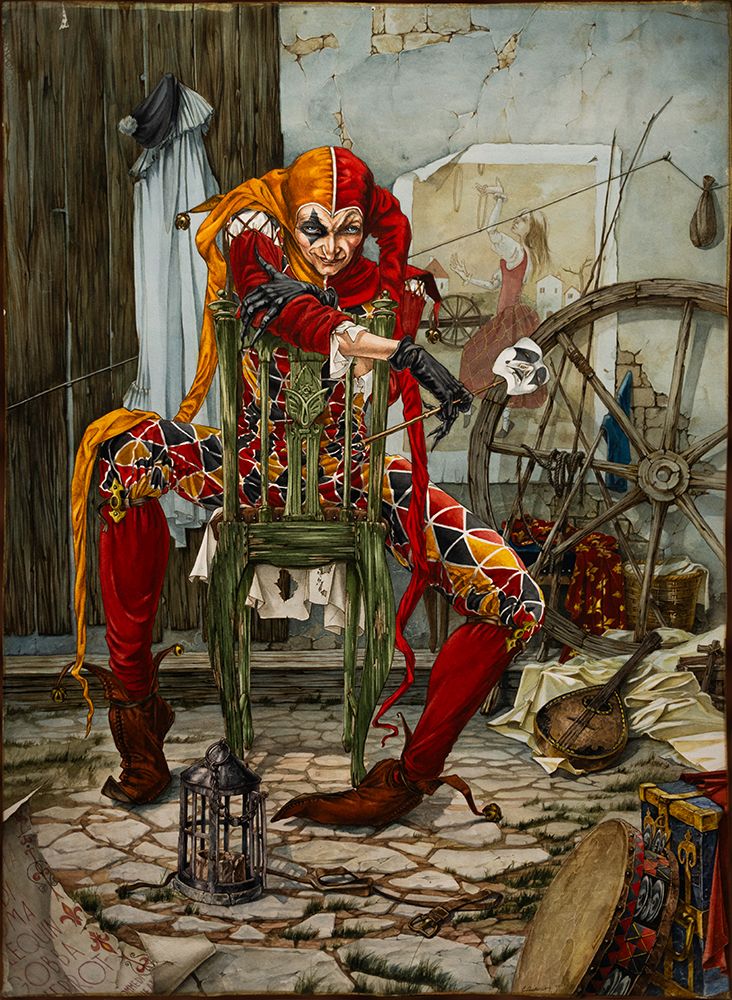 Harlequin art print by Ekaterina Andersson for $57.95 CAD