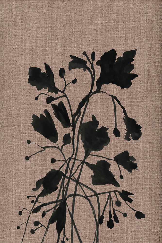 Black Floral 2 art print by cartissi for $57.95 CAD