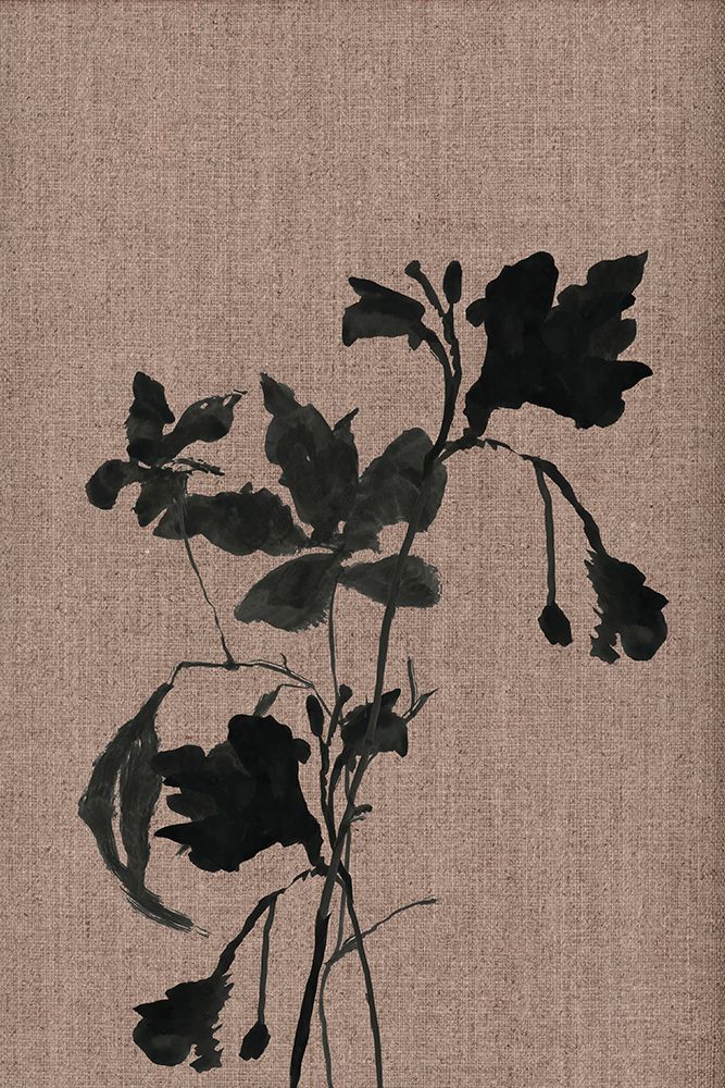 Black Floral 3 art print by cartissi for $57.95 CAD